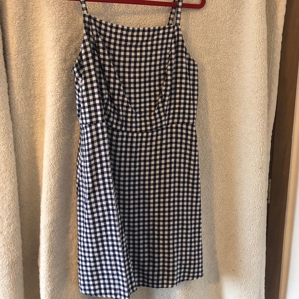 Checkered summer dress